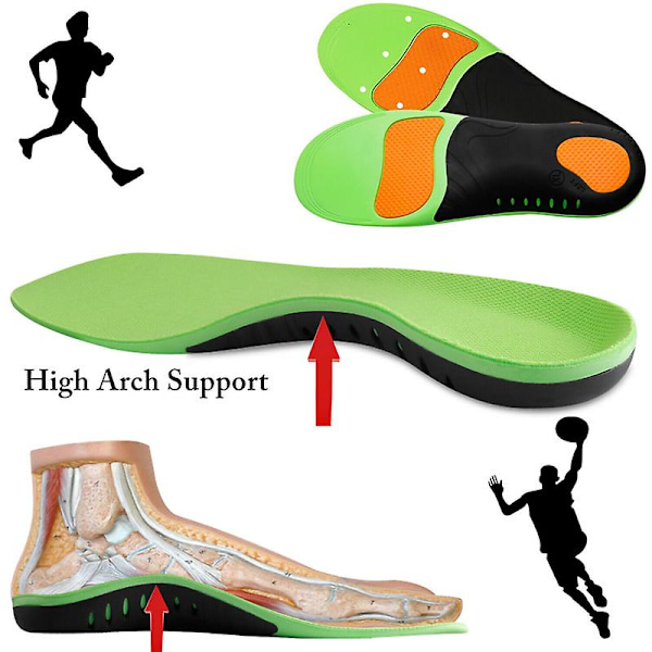 Xstance Insoles Plantar Fasciitis Arch Support Insoles Work Boot Insoles Unisex