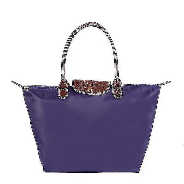 Dames Satchel New Long Champ Le Pliage Vesker HUIDA S purple