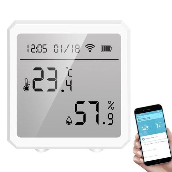 WiFi termometer och hygrometer med APP smarta hemPraktiska godsaker@