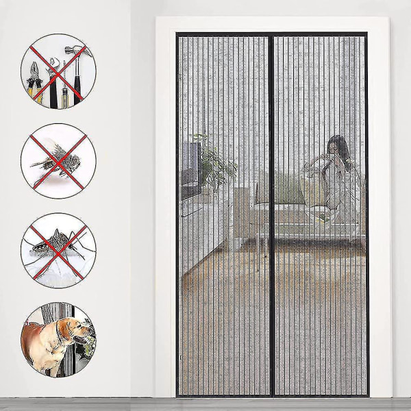 Insect-proof mesh door   insect protection magnet mosquito net