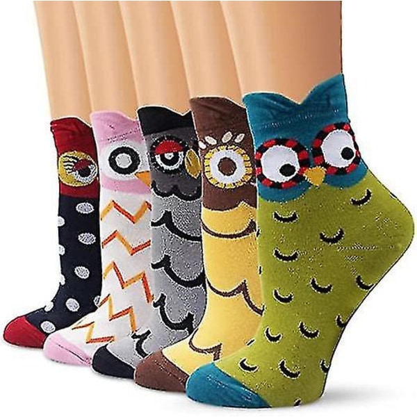 Uggla Vuxen Unisex Strumpor Value Pack One Size (5 Par) 1