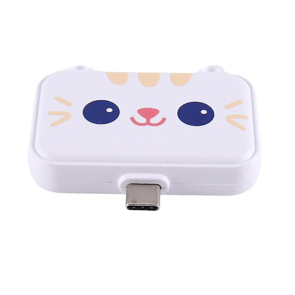 Söt USB-hubb Typ C till -kompatibel USB3.0 Pd 60w Laddare Multi Splitter Adapter Dock För Smartphone