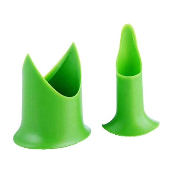 2 pcs/set Multifunction Green Pepper Chili Core Separator Device Plastic Tomato