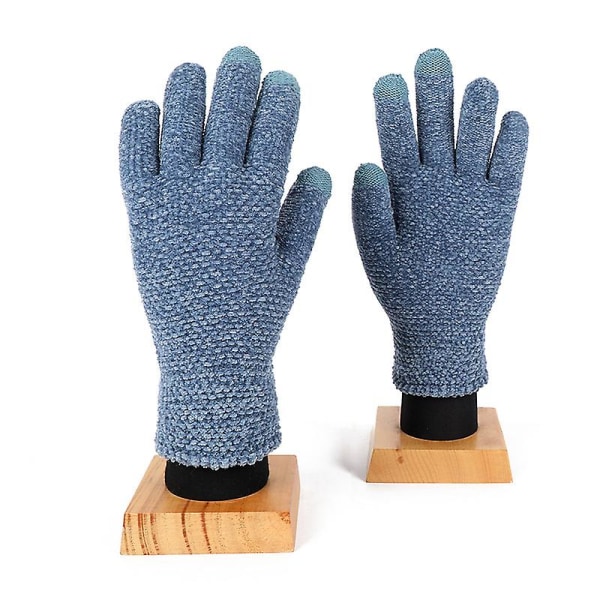 Stickade handskar "pekskärmshandskar dam, varma stickade handskar" (2 par)(färg 5) color 5