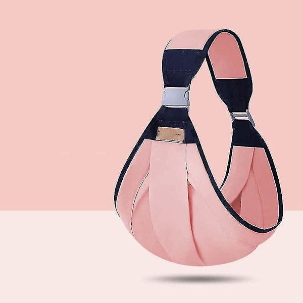 Letvægts Babybærere, Åndbar Slynge Nyfødt Ergonomisk Rygsæk Bomuld LIGHTWEIGHT PINK