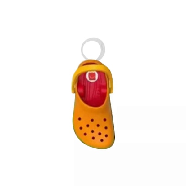 2024 McDonald's Mini Crocs Nyckelring Happy Meal Leksaker Komplett Söt Mini Nyckelring color4