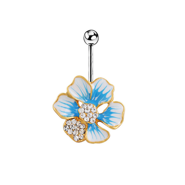 Navelpiercing blomma