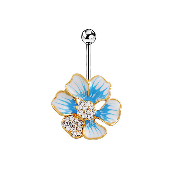 Navle Ring Krops Smykker Piercing Blomst