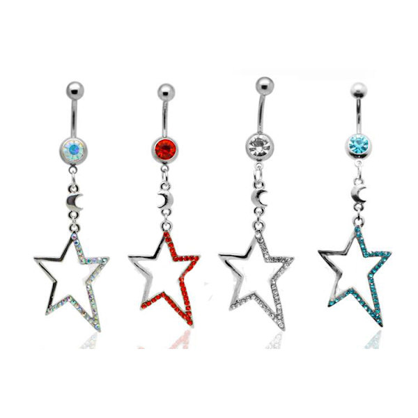 Navle Smykke Piercing MULTICOLOR AB	