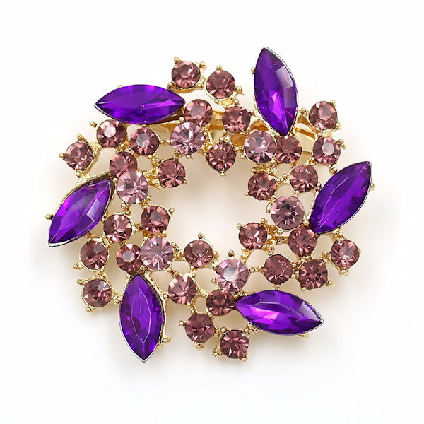 Brosch Kristall BLOMMA