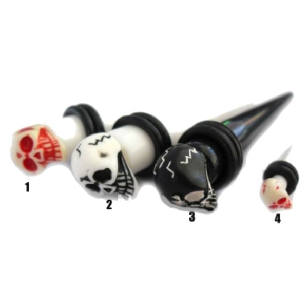 Plugg & Tunnel 3VIT-SVART 5mm