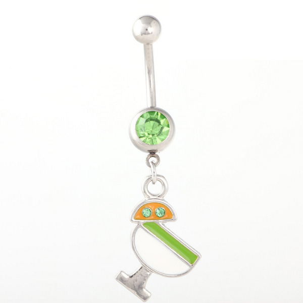 Navelpiercing Piercing smycken citron Kopp