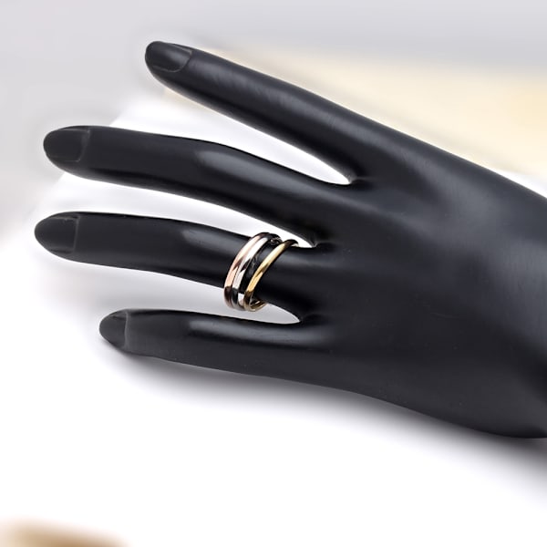 Rostfritt stål ring 3-IN-1 18