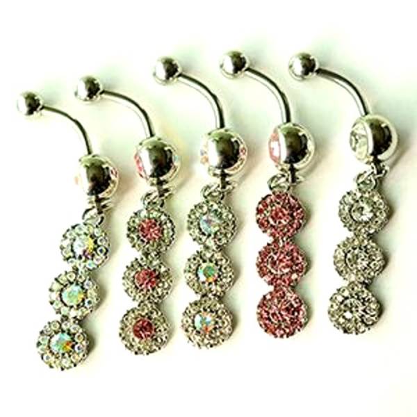 Navle Piercing hvid