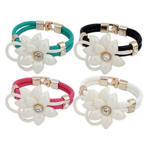 Armband konstläder BLÅ