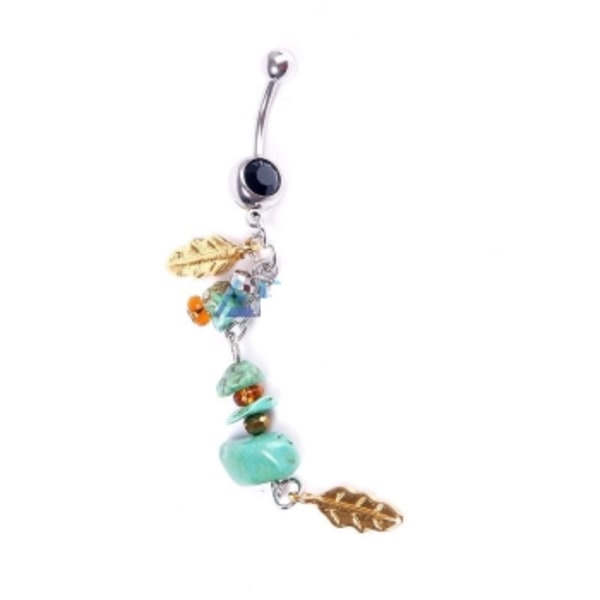 Navelpiercing Piercing smycken Dingla Sten blad Navel