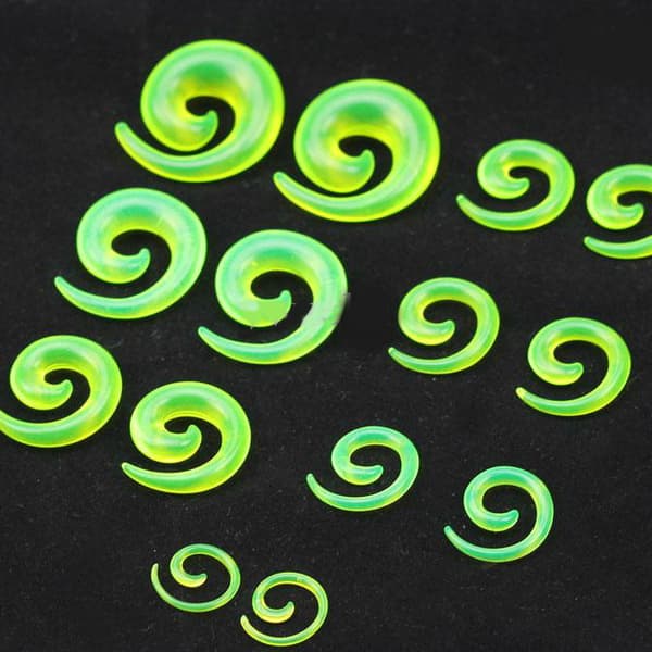 Töjsmycken neon Öronpiercing 1 ST 6MM
