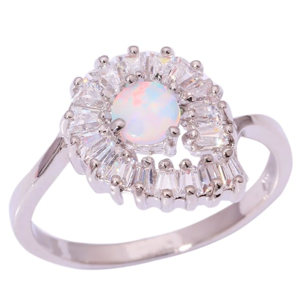 Silversmycken filled ring Brand Opal 16.5