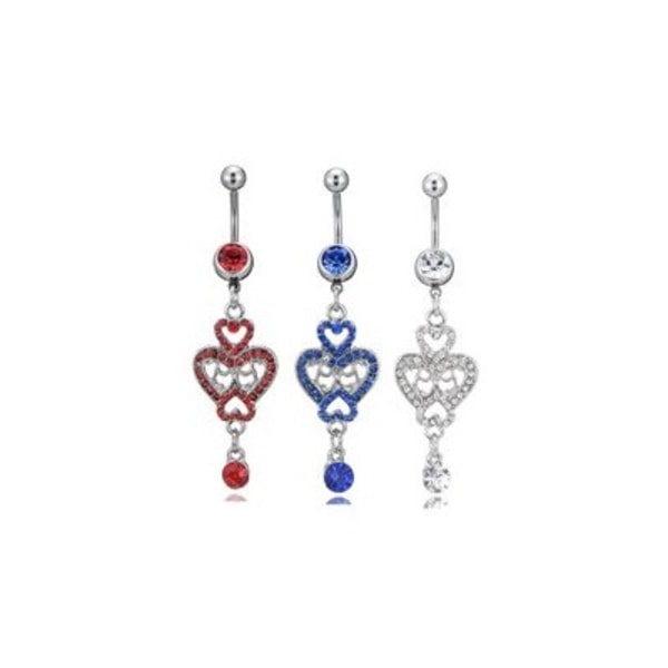 Navle Piercing hvid