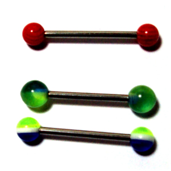 Barbells & Piercing grøn