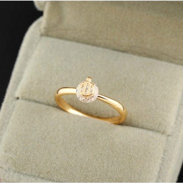 18K Guldbelagt CZ Ring 18