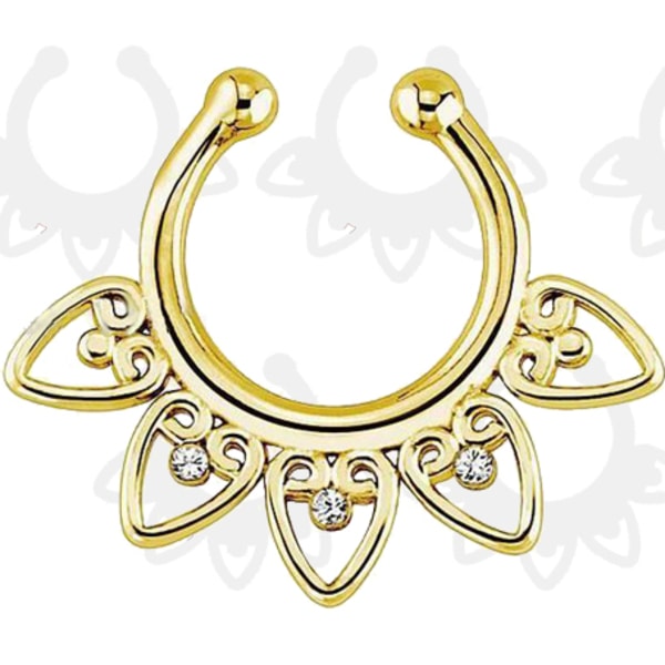 Næseringe Krops Piercing Falsk Septum Clicker