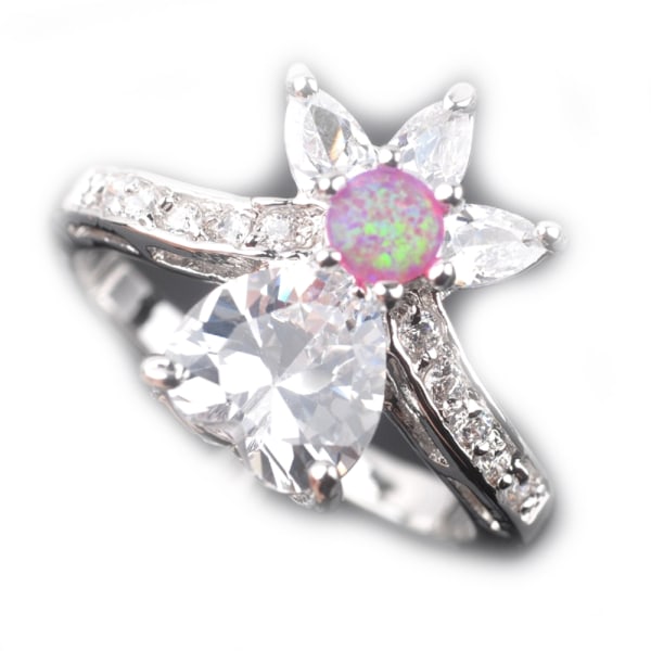 Silversmycken filled ring ROSA Brand Opal 19