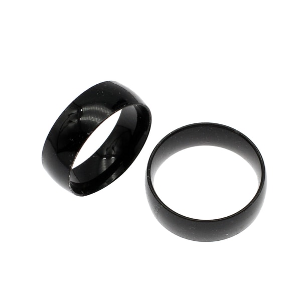 Rostfritt stål ring 8mm 18