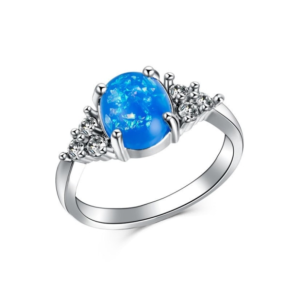 Guldpläterad RING Opal 17