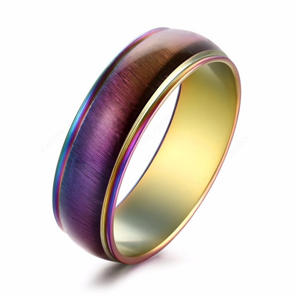 Ringe i rustfrit stål GULD 18