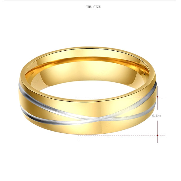 Ringe i rustfrit stål 18