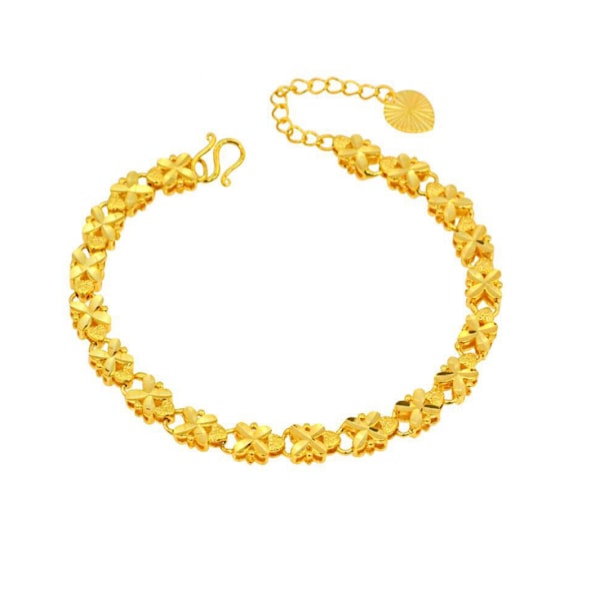 24K Guldbelagt Armbånd 215*6mm guld