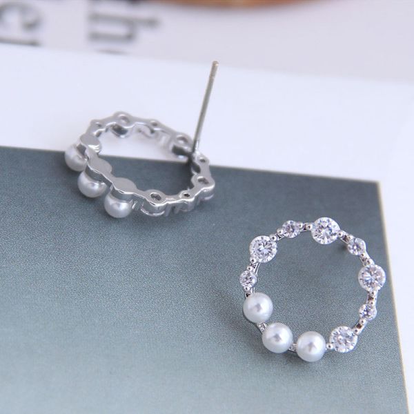 Guldpläterade Örhängen Cubic Zirconia silver