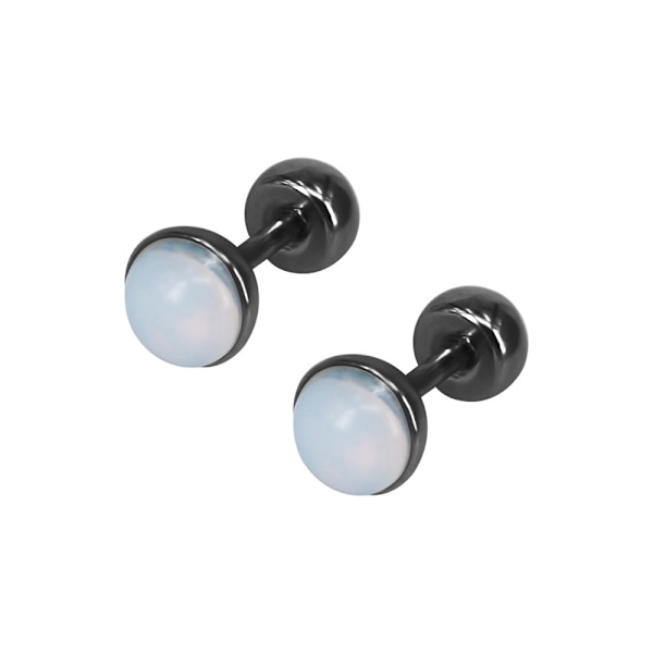 Tragus Piercing  Örhäng 1st CZ svart