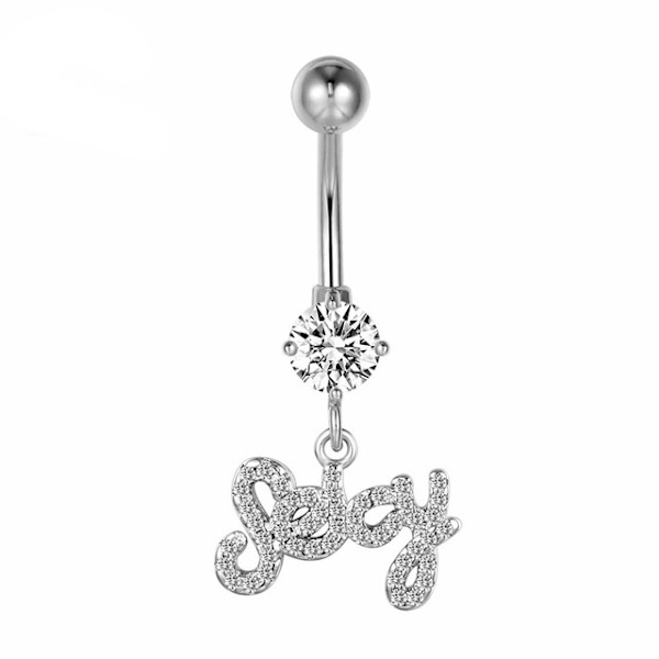 Lys CZ Diamant Blomster Ring G23 Titan NAVEL