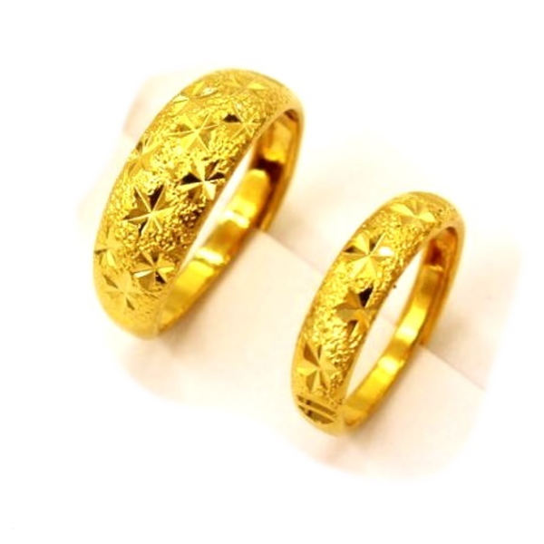 Guldpläterad RING guld kvinna