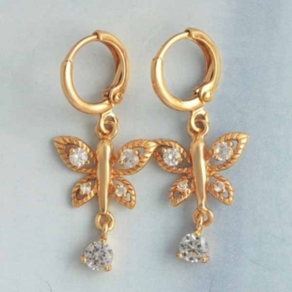 18K Guldfyllda Guld Filled gulddoublé Örhängen
