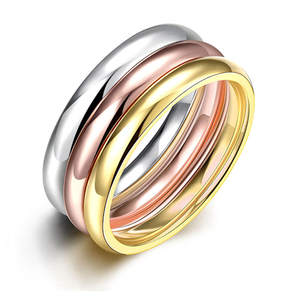 Rostfritt stål ring 3-IN-1 18