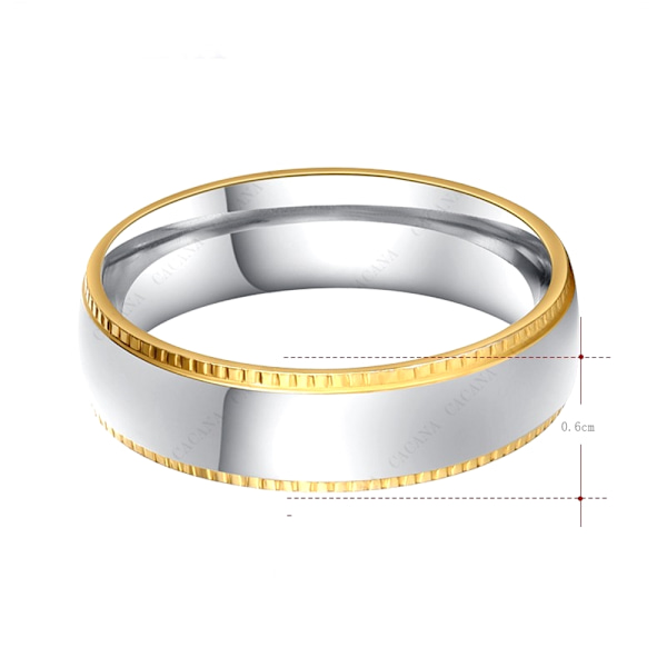 Rostfritt stål ring 19