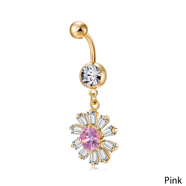 Forgyldt Navle Ring til Body Piercing sort