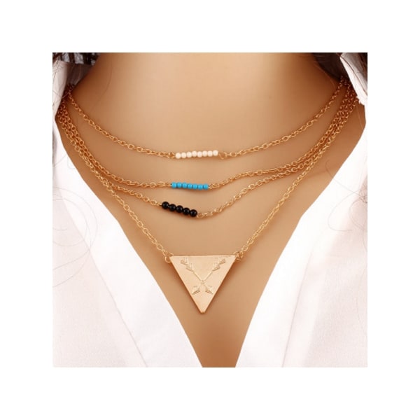 Modehalskæder Multilayer