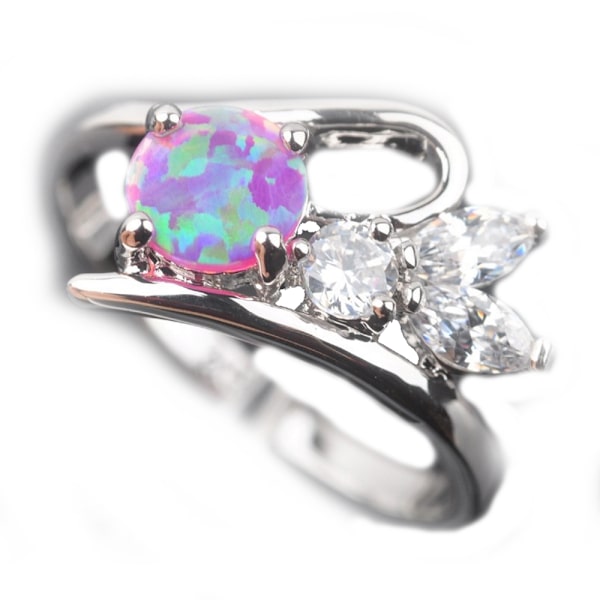 Silversmycken filled ring ROSA Brand Opal 17