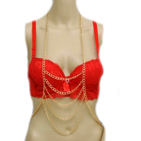Kroppskedjor kristall Halsband