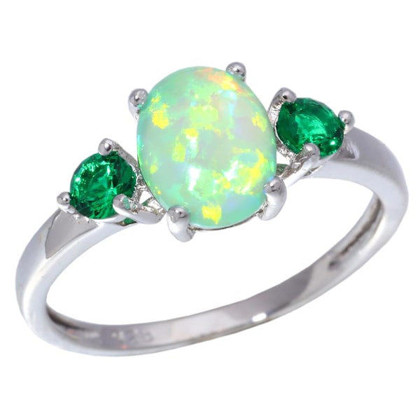 Silversmycken filled ring Brand Opal 16