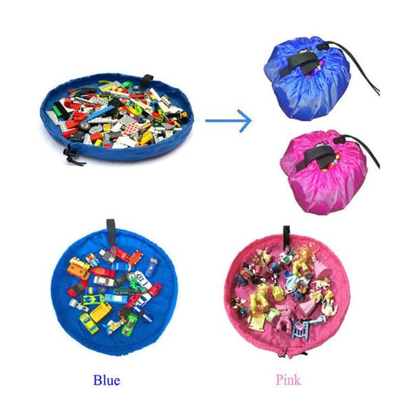 Samla snabbt leksakspåse rosa