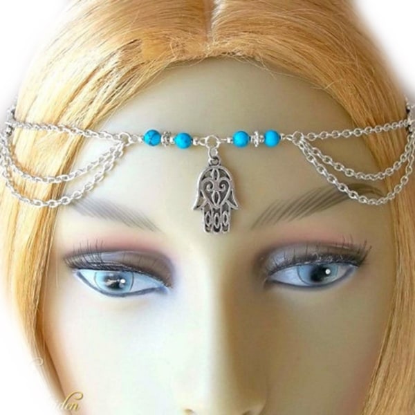 Kvinders hårbåndskæder tiara krystal SILVER