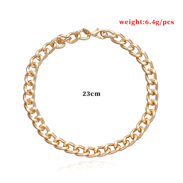 Fodkæde Anklet Ankelarmbånd guld