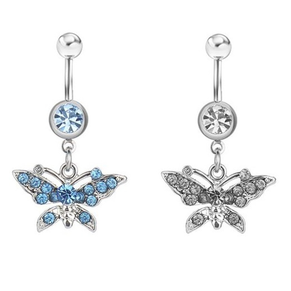 Navle Piercing hvid