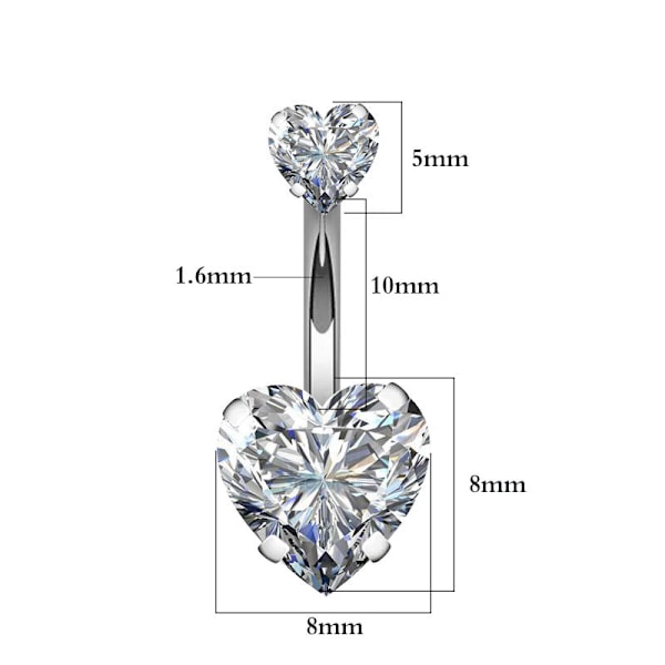 Navle Piercing til Navlen GULD