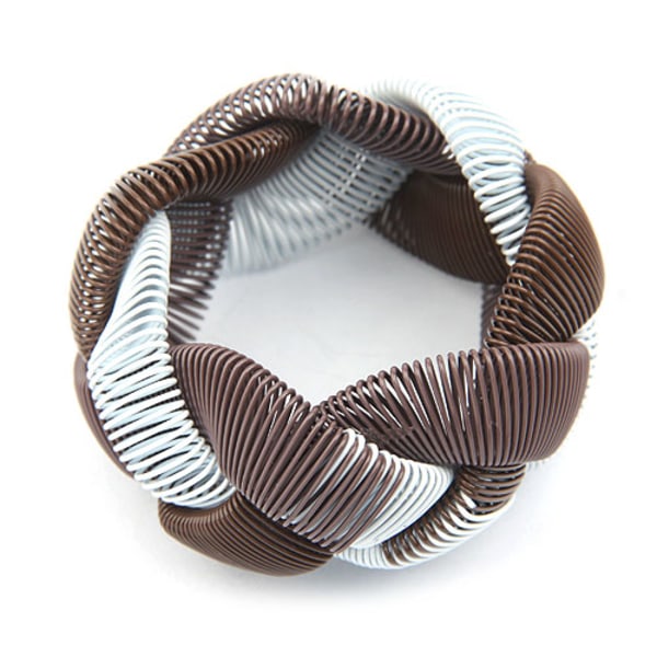 Multicolor Spring Form Armband SVART